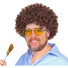 Die Grup Bob Ross Bonus Peruk Kahverengi Renk 120 gr