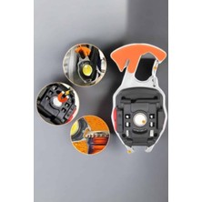 El Feneri Acil Işık Seti Tornavida Düdük Kapak Açma Kamp Lambası - Lisinya