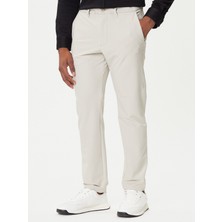 Boss Erkek Slim Fit Çabuk Kuruyan Su Tutmayan Dar Paça Ekru Pantolon 50534303-271
