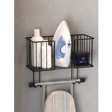 Feyza Design Pratik Kapı ve Duvara Monte Ütü ve Ütü Masası Düzenleyici Organizer