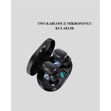 Bluetooth Kulaklık Tws Yüksek Ses Kaliteli Kesintisiz Dijital Göstergeli Kulaklık - Lisinya