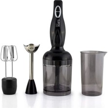 Allians Siyah Mix Blender Seti, 1700 W, 3 Yıl Garantili, Güçlü ve Şık Tasarım