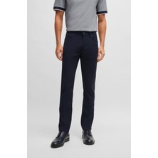 Boss Erkek Slim Fit Düğme Kapamalı Dar Paça Günlük Lacivert Jeans 50520195-404