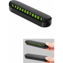 Araç Içi Numaratör Numaralık Oto Cam Kartı Fosforlu Numaratör - Lisinya