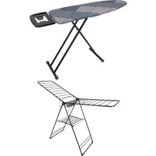 Feyza Design Star Ütü Masası ve Çamaşır Kurutma Askısı Seti Kampanyası