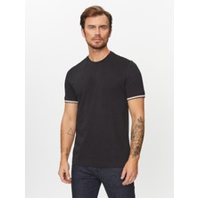 Boss Erkek Regular Fit Kısa Kollu Düz Bisiklet Yaka Siyah T-Shirt 50501097-001