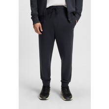 Boss Erkek Lastikli Marka Logolu Normal Kalıp Günlük Lacivert Eşofman Altı 50506141-402