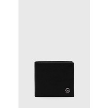 Boss Erkek Marka Logo Detaylı Çoklu Kart Bölmeli Günlük Siyah Cüzdan 50523853-001