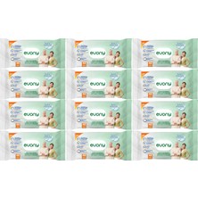 Evony Hasta Vücut Perine Temizleme Islak Mendil Havlu 48 Yaprak Xl Banyo Ferahlığı (12 Li Set)