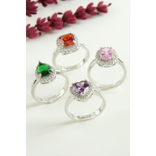 Nacario Karışık Lüks Zirkon Taşlı Ciddi Ilişki Yüzüğü