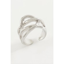 Nacario Oval Metal Yüzük