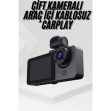 3 Kameralı 2 Inç 1080P Araç Içi Kamera Sürüş Kamerası Carplay - Lisinya