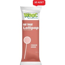 Wooc Lollipop Tavuk ve Kızılcıklı Kedi Ödül Maması 1,4 Gr*50 Li Paket
