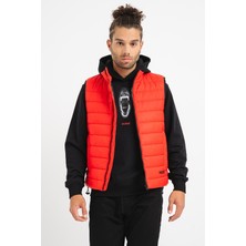 Hugo Erkek Slim Fit Dik Yaka Şişme Turuncu Yelek 50517743-693