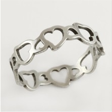 Nacario Kalp Lüks Çelik Yüzük