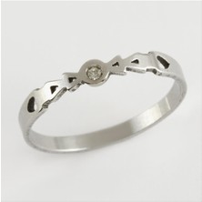 Nacario Ok Lüks Çelik Yüzük