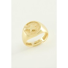 Nacario Yıldız Metal Yüzük