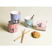 PremiumPort Şık 4 Parça 230 cc Cam Bardak Seti, Günlük ve Davetli Kullanım Için