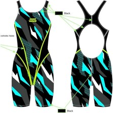 Mad Wave Kadın Mayo Kneeskin Pbt J1 - Renkli - S/36 Beden