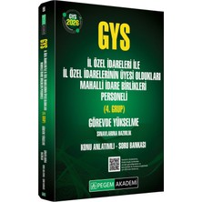 Pegem Akademi Yayıncılık 2026 GYS İl Özel İdareleri ile İl Özel İdarelerinin Üyesi Oldukla