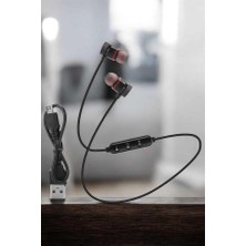 Mikrofonlu Kablosuz Sport Kulak Içi Mıknatıslı Kulaklık - Lisinya