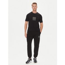 Hugo Erkek Rahat Kalıp Beli ve Paçası Lastikli %100 Pamuklu Siyah Eşofman Altı 50542866-001