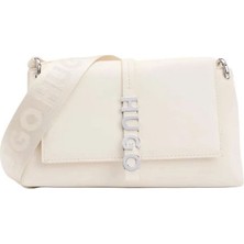 Hugo Kadın Manyetik Kapamalı Omuz Askılı Krem Omuz Çantası 50536980-110