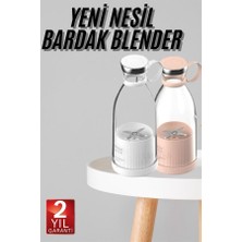 Taşınabilir Kablosuz Şarjlı Kişisel Smoothie El Blender Mini Meyve Sıkacağı - Lisinya