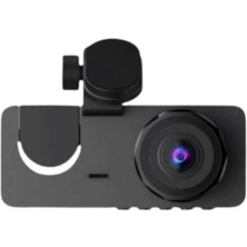 Üç Kameralı 1080P Full Hd Araç Içi Kamera - G-Sensörlü ve Gece Görüşlü - Lisinya