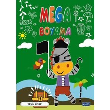 Lisinya Mega Boyama Yeşil Kitap