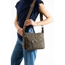 Klinkır Kadın Klinkır Postacı Çanta Çok Cepli Çapraz