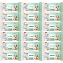 Evony Hasta Vücut Perine Temizleme Islak Mendil Havlu 48 Yaprak Xl Banyo Ferahlığı (18 Li Set)