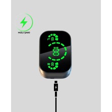 LED Ekranlı Kablosuz Kulaklık - Gürültü Önleyici Mikrofon ve Dokunmatik Özellikli - Lisinya