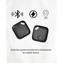 Bluetooth Destekli Akıllı Takip Cihazı | Mobil Uygulama Kontrollü | Kaybolan Eşyalar Için Konum Bulma Teknolojisi - Lisinya
