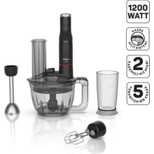 Arzum Güçlü 1200W Çok Fonksiyonlu Blender Seti, Siyah, Hızlı ve Pratik Kullanım