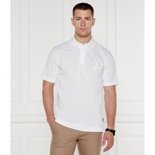 Boss Erkek Pamuklu Polo Yaka Kısa Kollu Günlük Kullanım Beyaz Polo Yaka T-Shirt 50518753-100