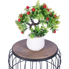 Yapay Çiçek Sitesi Beton Saksıda Yapay Çiçekli Tanzimler Model 7