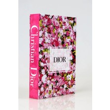 Pembe Çiçekler Dekoratif Kitap Kutu