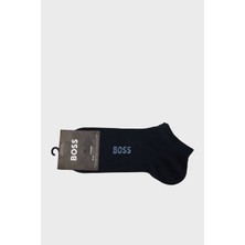 Boss Erkek 2'li Paket Düşük Bilekli Bambu Karışımlı Lacivert Çorap 50538188-401