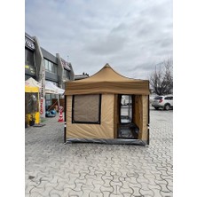 Çadır Dünyası 3x6 Lüks Kış Çadırı - 5 Pencereli & Baca Çıkışlı - 4 Mevsim