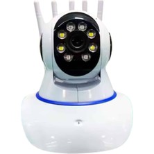 LED Aydınlatmalı 5 Antenli Motorlu 1080P Wifi Kamera Sensörlü - Lisinya