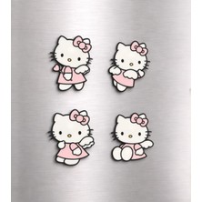 Nana Art Sevimli Kedi Figürlü 4’lü Magnet Seti