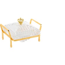 Mikasa Moor Gold Standlı Kapaklı Servis 12X10X8CM P350.824671