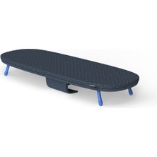 Feyza Design Lacivert Katlanır Ütü Masası, Pratik Kullanım ve Şık Tasarım