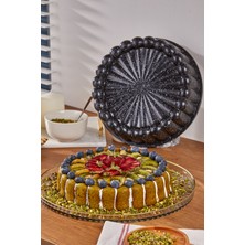 PremiumPort 26 cm Granit Döküm Tart Kalıbı, Sağlam ve Şık Tasarım