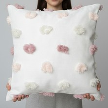 Ratemo Mobilya Premium Dokulu Dekoratif Kırlent Kılıfı 45X45 cm – Kabartmalı Desenli, Yüksek Kalite Kumaş