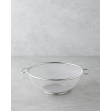 PremiumPort Paslanmaz Çelik Süzgeç 26 cm Gri, Dayanıklı ve Pratik Kullanım