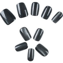 Pop Beauty Takma Tırnak Seti & Zararsız Yapıştırıcı, Cat Eye