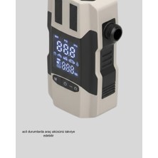 Araç Akü Takviye Cihazı ve Lastik Şişirme Pompası 12.000 Mah - Lisinya