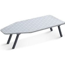 Feyza Design Gri Mdf Katlanabilir Ütü Masası, Pratik ve Şık Tasarım